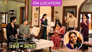 Udne Ki Aasha On Location  Sayali Ka Futa Renu Aur Tejas Par Gussa Sachin Hua Khush [upl. by Will]