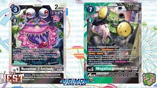 DIGIMON TCG Local match 🇲🇽 Numemon X Black vs MegaGargomon Green  THE NEST [upl. by Atinnek757]