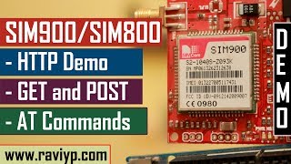 SIM900 GPRS HTTP AT Commands [upl. by Sybil]