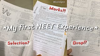 My NEET Experience first attempt 💔 Taking Drop 🥲 [upl. by Noinatrad635]