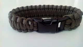 Hebilla curvada para Paracord [upl. by Latonia]