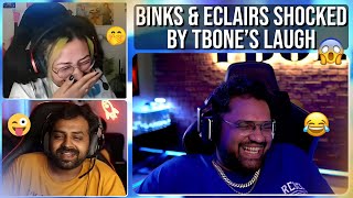 Binks amp Eclairs Shocked by Tbones Laugh 😂🤣🤣 [upl. by Llewen]