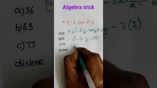 Easy trick for competitive exams👌algebra trick dsctrick tettrick trending shortmaths trick [upl. by Anyale93]