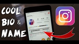 How To Write Instagram Bio amp Name in Different Font  Instagram Bio Ideas  Instagram Name Tricks [upl. by Klaus]