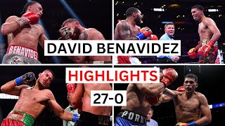 David Benavidez 270 Highlights amp Knockouts [upl. by Neesay589]