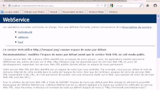 Web Service avec Acces au base de données sous DotNet [upl. by Manlove]