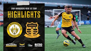 Cray Wanderers VS Cheshunt  2  1  HIGHLIGHTS  Isthmian Premier League [upl. by Islehc]