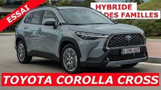 Essai Toyota Corolla Cross  Lhybridation à son meilleur niveau [upl. by Ettelegna]