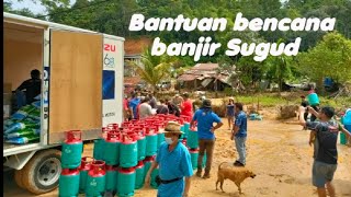 Charity bantuan kepada mangsa banjir Kg Sugud Penampang  November 2021 [upl. by Maurita974]