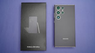 Samsung Galaxy S24 Ultra Titanium Violet Unboxing amp First Impressions [upl. by Dahcir216]