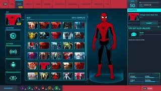 Marvels SpiderMan Remastered  All Suits Collected amp Showcase [upl. by Etnuhs]