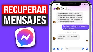 Cómo RECUPERAR CONVERSACIONES BORRADAS de Facebook MESSENGER 2024 [upl. by Agemo]