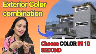 Home elevation color combination in paint with codes [upl. by Assillam371]