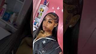 Wig hairstyle😍 wigs hairstyle hairtutorial hairtutorial hairstyling hair edgestutorial wig [upl. by Teddman95]