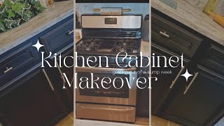 DIY Kitchen Cabinet Makeover  Peel and Stick Contact Paper Kitchen Cabinets [upl. by Novart]