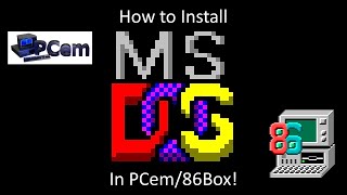 MSDOS 622  Installation in PCem86Box [upl. by Norda544]