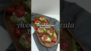 Avocado Burrata Bruschetta [upl. by Ahsyak]