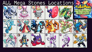 All Mega Stones Locations Guide in Pokemon Inclement Emerald [upl. by Anne]