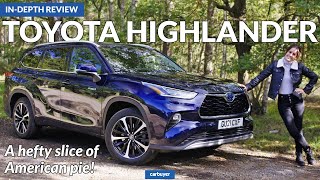 New Toyota Highlander indepth review a hefty slice of American pie [upl. by Kirwin744]