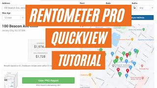 Rentometer Pro Quickview Tutorial [upl. by Bury]