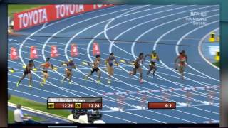 Moscow 2013 Women 100M Hurdles Semi Final 1 Tiffany Porter 1263 [upl. by Allenotna]