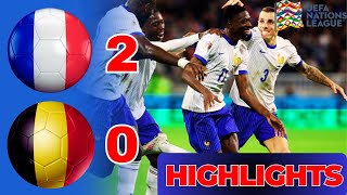 🔴Francia vs Belgio🔥Dembele Gol da brividi🤯Highlights e tutti i gol Nations League 2425 calcio [upl. by Mizuki]