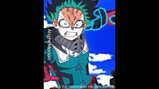 Gojo vs Deku  Blinding Lights Slowed [upl. by Nortal]