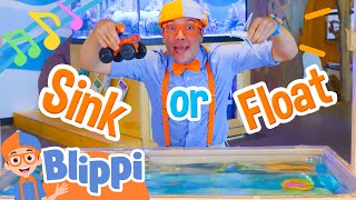 Blippis Sink or Float Song  BRAND NEW Blippi Educational Science Song [upl. by Suzanna]