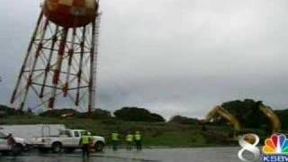 Crews Tear Down 49 Year Old Water Tower [upl. by Daune293]