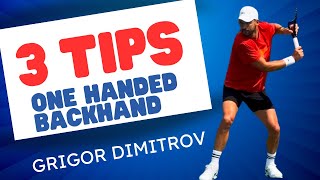 3 Important Tips for a better backhand [upl. by Anelam]