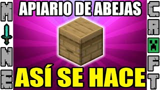 COMO HACER EL APIARIO EN MINECRAFT [upl. by Ainafetse]