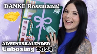 DANKE Rossmann 🤝🏼 Ener BIO Adventskalender 2024 Inhalt [upl. by Aneladgam]