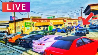 GTA 5 CAR MEET LIVE PS4 ANYONE CAN JOIN GTA5 LIVE carmeet [upl. by Hugibert]