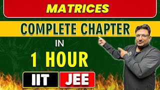 Matrices Class 12 Maths  NCERT Chapter 3  CBSE JEE  One Shot हिंदी में [upl. by Ailemak555]