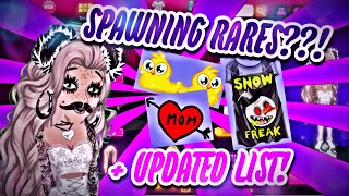 SPAWNING RARES IN MSP  UPDATED LIST [upl. by Dion]