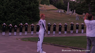 Bluecoats wicked loud brassline in BostonLynn Ma [upl. by Nylorahs]