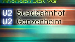 VGF Ansagen der Frankfurter Ubahn U2 [upl. by Sinegold485]