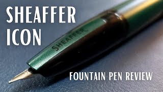 My First NEW Sheaffer In A Quarter Century • Sheaffer Icon Fountain Pen Review [upl. by Ayar]