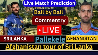 AFG vs SL 1st ODI AFG vs SL 2024  LIVE SCORE and commentry [upl. by Nuoras]