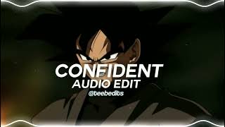 confident  justin bieber edit audio [upl. by Adahs791]