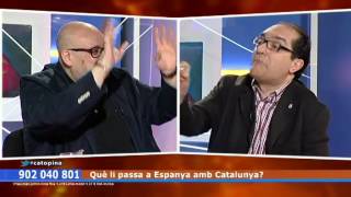 Catalunya Opina  Debat entre el Villarroya i Miquel Giménez [upl. by Gunthar]