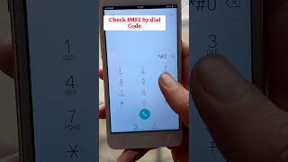 Check imei number by dial code for all phones [upl. by Oiliruam]