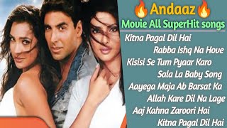 Andaaz Movie All Songs  Andaaz Film Song  Andaaz Movie Jukebox  Andaaz Movie Songs  Andaaz [upl. by Adiuqram]