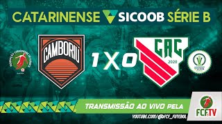 MELHORES MOMENTOS  CAMBORIÚ 1 X 0 ATLETICO CATARINENSE  CATARINENSE SICOOB SÉRIE B 2024 [upl. by Ymassej620]