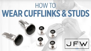 How to Wear Cufflinks amp Studs [upl. by Sima]