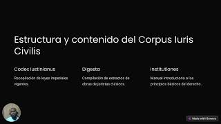 CORPUS IURIS CIVILIS EDUARDO NARANJO [upl. by Anahsohs]