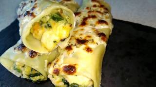 Como hacer canelones receta rápida [upl. by Naujid]