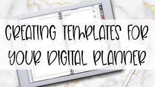 How to Create Templates for Your Digital Planner Monthly Weekly Budget and More [upl. by Suter]