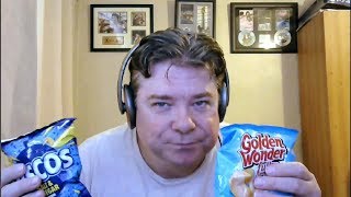 ASMR MUKBANG Eating Discos And Golden Wonder Salt amp Vinegar Crisps 💥 Amazing Crunching Sounds 💥 [upl. by Lasorella886]