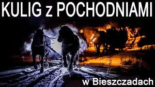 KULIG po Bieszczadach najbardziej widokową trasą 3 minuty [upl. by Kendry]